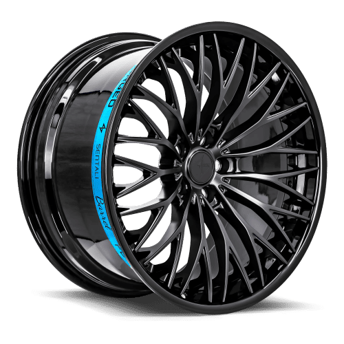 Sentali Barrel Forged SB1 22x10.5 5x127 28 Gloss Black Lip / Matte Black Centre