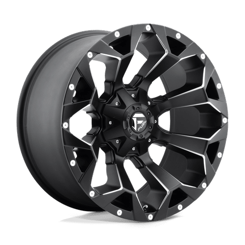 Fuel MATTE BLACK MILLED D546 22x10 8x170 Wheels