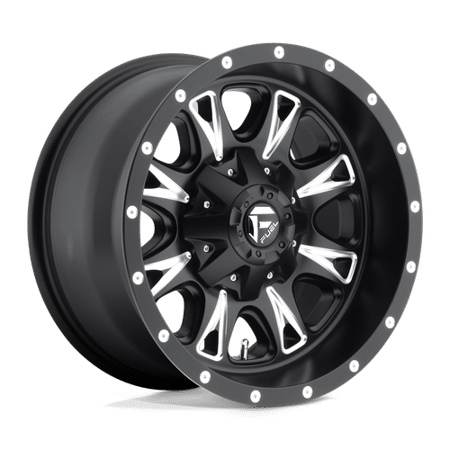 Fuel MATTE BLACK MILLED D513 18x9 8x165.1 Wheels