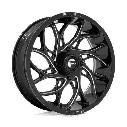 Fuel GLOSS BLACK MILLED D741 20x7 4x137 Wheels