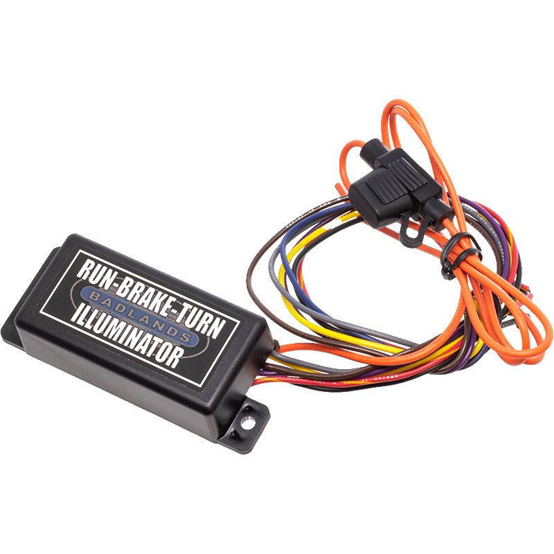 Badlands 86-13 Sportster Hard-Wire Illuminator (Run Brake Turn w/ lEQ)
