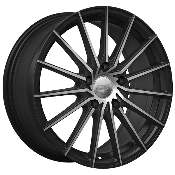 Gloss Black - Machined Face 16x7.0 4x100 Conical DAI Wheels
