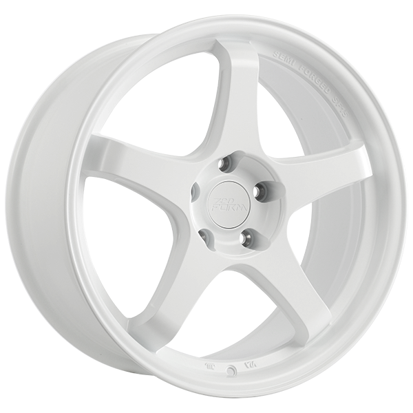 Satin White 17x7.5 5x114.3 Conical 720 Form