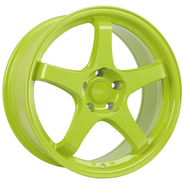 Lime Green 18x8.5 5x114.3 Conical 720 Form