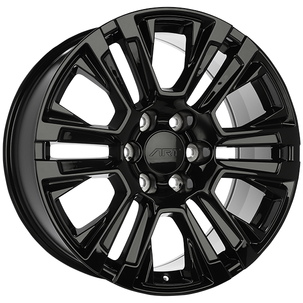 Gloss Black 20x9.0 6x139.7 Conical ART replica
