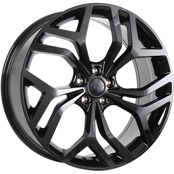 Gloss Black 20x8.0 5x108 Conical ART replica