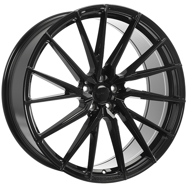 Gloss Black 20x8.5 5x114.3 Conical Ruffino