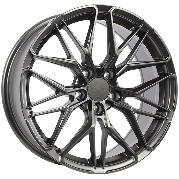 Satin Gunmetal 18x8.0 5x114.3 Conical Ruffino