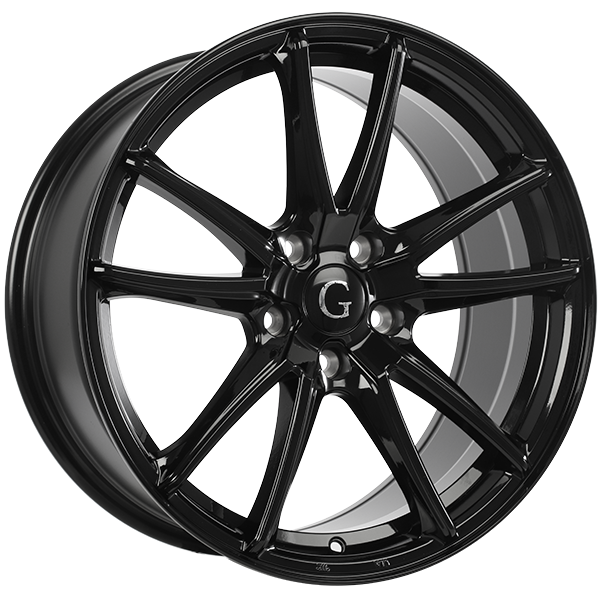 Gloss Black 14x6.0 4x100 Conical Ghost Wheels