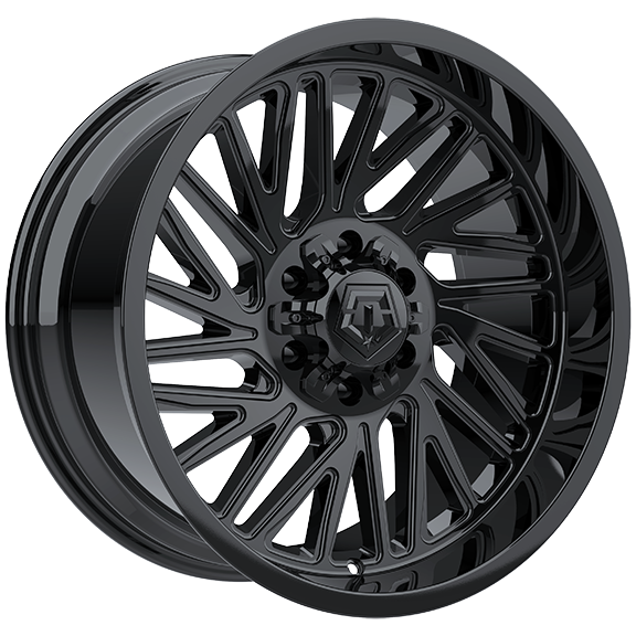 Gloss Black 20x10.0 8x180 Conical TIS Wheels