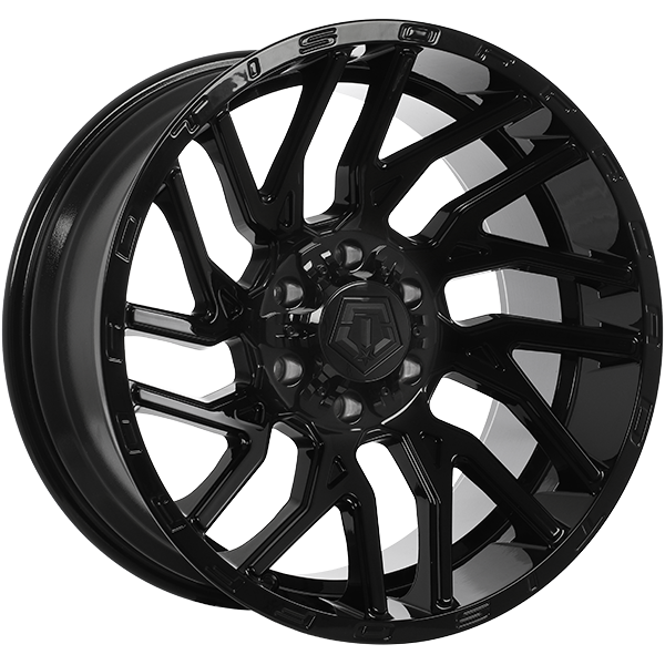 Gloss Black 20x10.0 6x135/6x139.7 Conical TIS Wheels