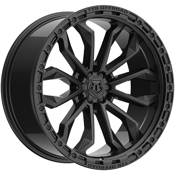 Satin Black 20x9.0 6x139.7 Conical TIS Wheels