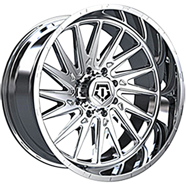 Chrome 22x12.0 8x170 Conical TIS Wheels