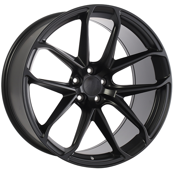 Satin Black 20x10.0 5x112 Radius R14 ART Replica