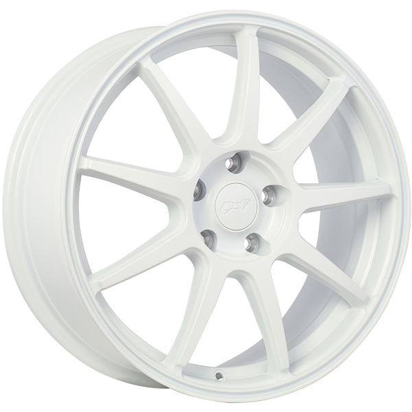 Satin White 18x7.5 5x114.3 Conical DAI Wheels