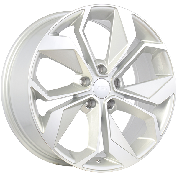 Silver - Machined Face 18x7.5 5x114.3 Conical ART Replica