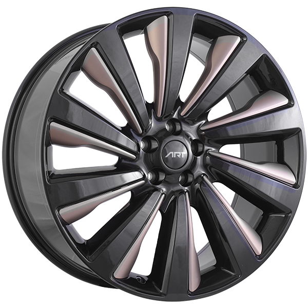 Gloss Black 23x9.5 5x120 Conical ART Replica