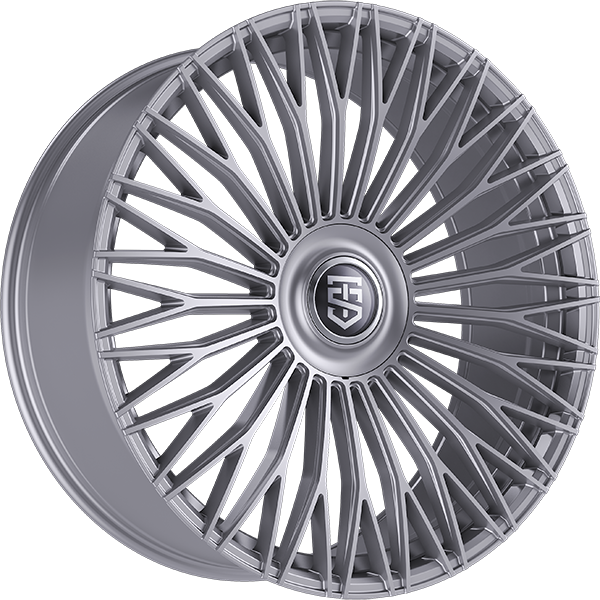 Silver 20x8.5 5x112/5x114.3 Conical TIS Wheels