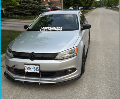 2011-2014 Volkswagen Jetta MK6 Votex Lip 2PC Front Splitter