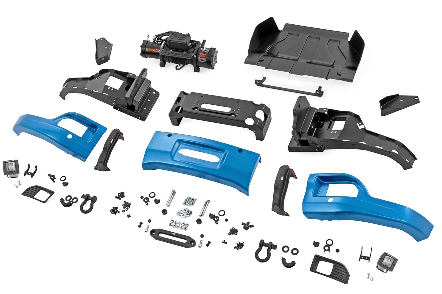 Front FXS Bumper | 12000S | GLT Glacier Blue | Chevy Silverado 1500 2WD/4WD (2023-2026)