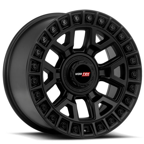 VORTEK Matte Black VRD-704MB 17x9 6x120/6x139.7 Wheels