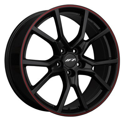 IPA 1FK Black / Red Pinstripe 20x8.5 5x114.3 et60 cb73.1