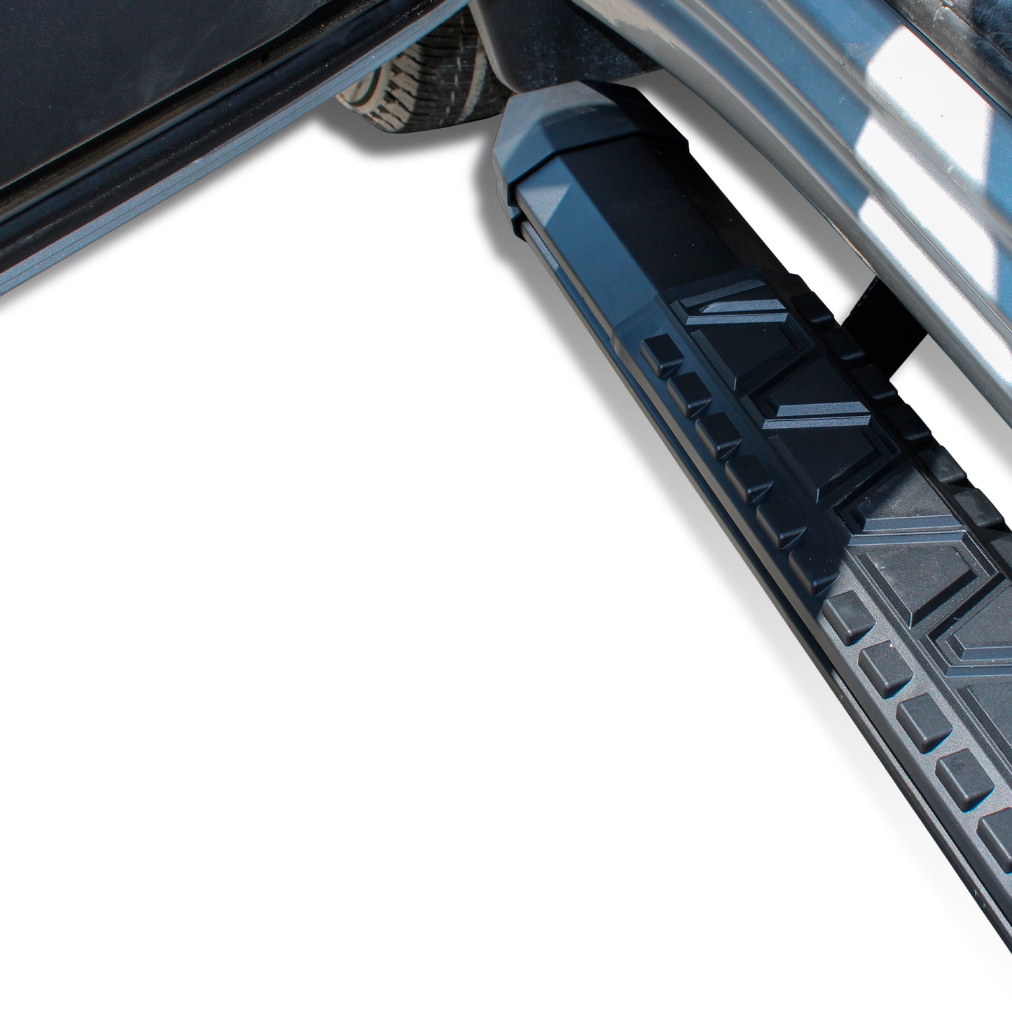 Vanguard Black Powdercoat Side Steps & Running Boards Running Boards Running Board for 2017-2024 ford f-350 super duty nan