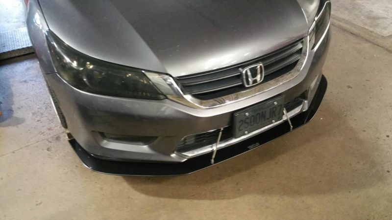 2013-2015 Honda Accord Sedan 2PC Front Splitter