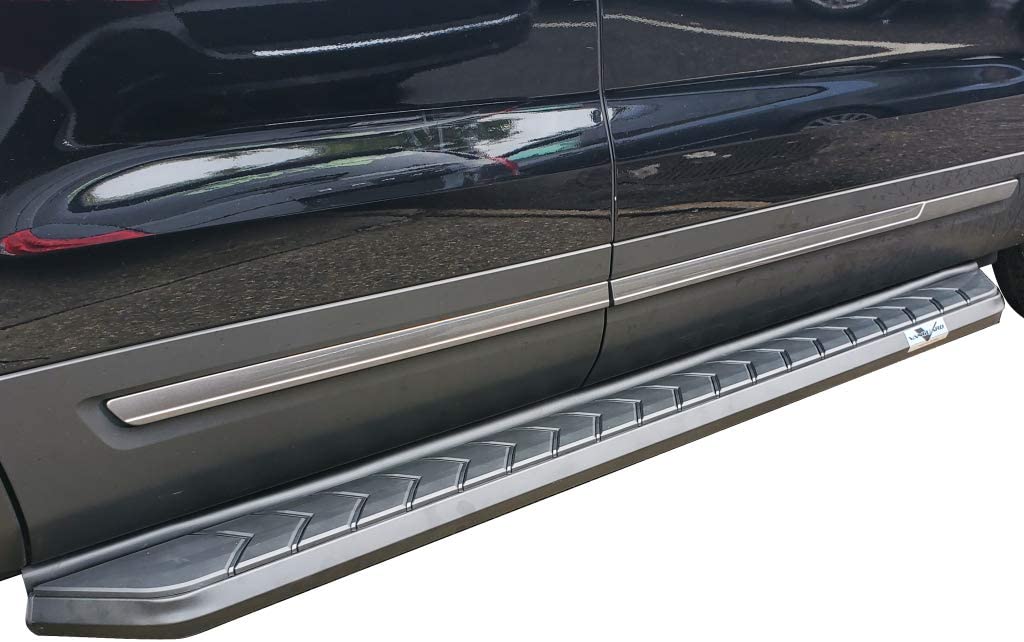 Vanguard Black Side Steps & Running Boards Running Boards Running Board for 2020-2024 toyota highlander nan
