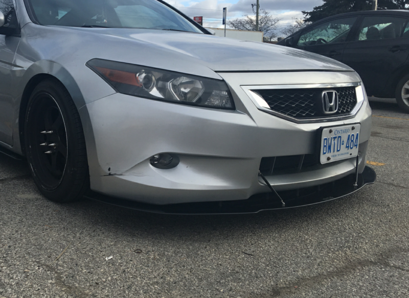 2008-2012 Honda Accord Coupe 2PC Front Splitter