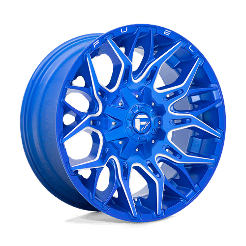 Fuel ANODIZED BLUE MILLED D770 20x10 5x114.3/5x127 Wheels