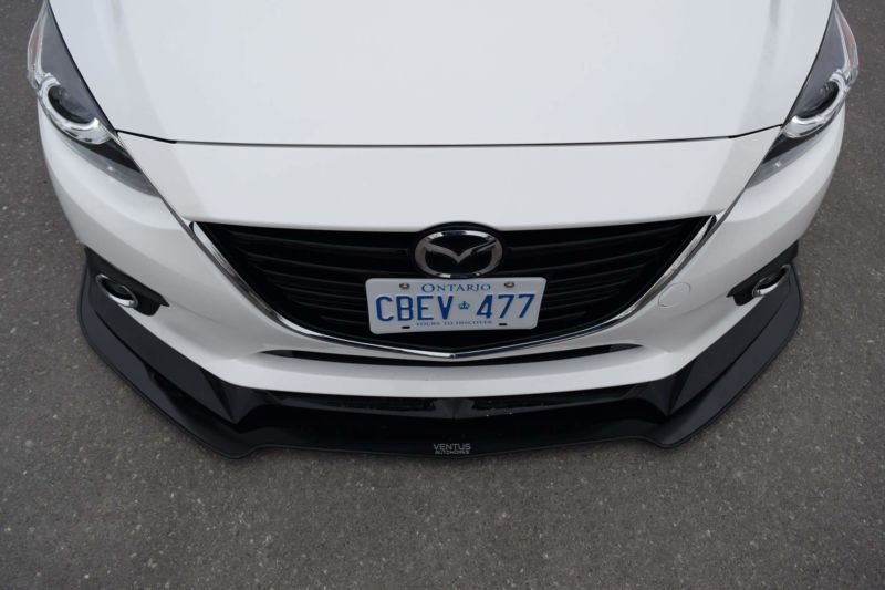 2014-2016 Mazda 3 Lenz Design Lip 2PC Front Splitter