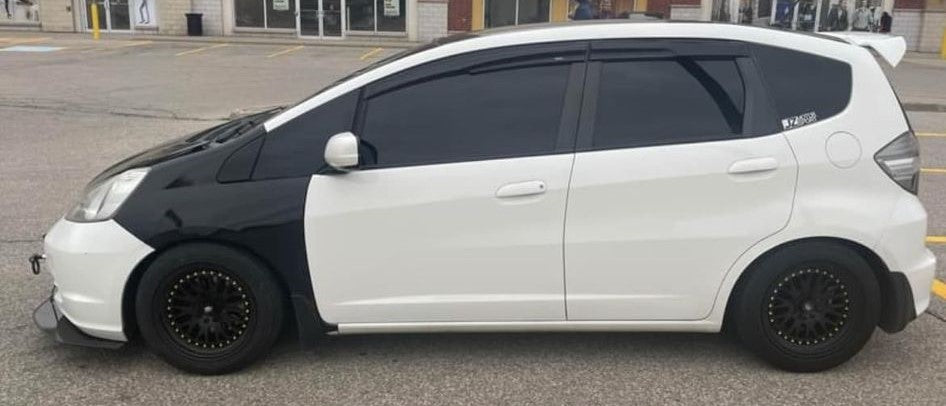 2007-2013 Honda Fit 2PC Front Splitter