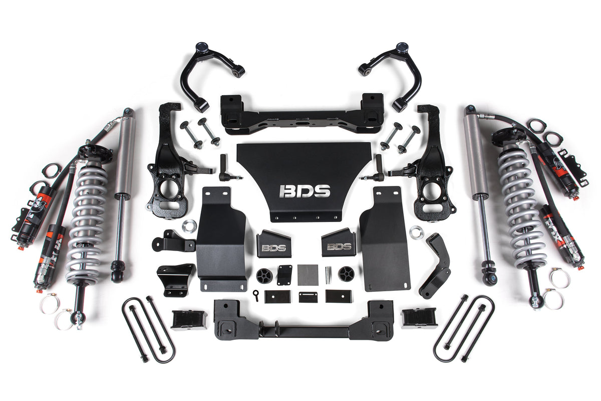 2.5 Inch Lift Kit | FOX 2.5 Performance Elite Coil-Over | Chevy Trail Boss or GMC AT4 1500 (2025) 4WD | Gas