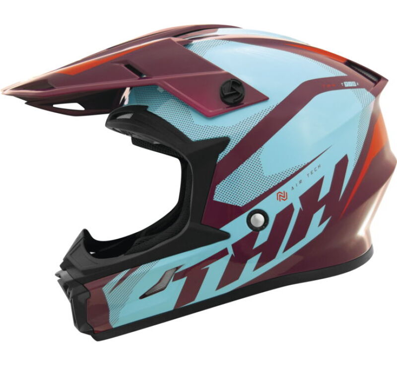 THH Helmets T710XR Airtech Burgundy/Blue - XS
