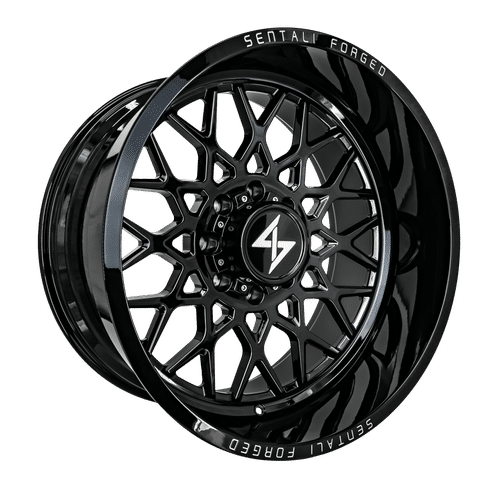 Sentali Forged Gloss Black SF-5 22x12 6x139.7 Wheels
