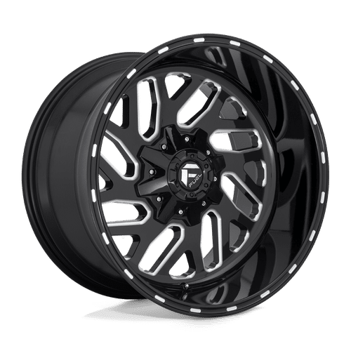 Fuel GLOSS BLACK MILLED D581 20x12 8x165.1 Wheels