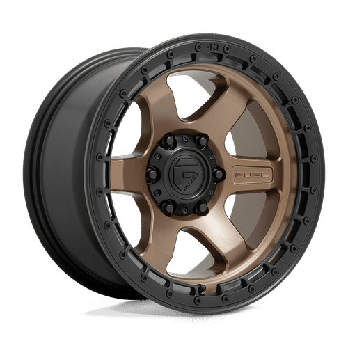 Fuel MATTE BRONZE WITH BLACK RING D751 18x9 6x135 Wheels