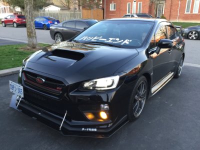 2015-2017 Subaru WRX Lip Version 2PC Front Splitter