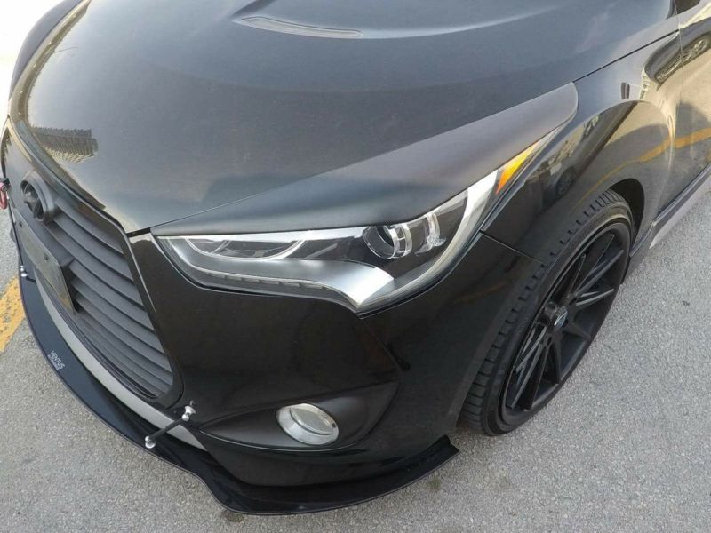 2012-2017 Hyundai Veloster Turbo 2PC Front Splitter
