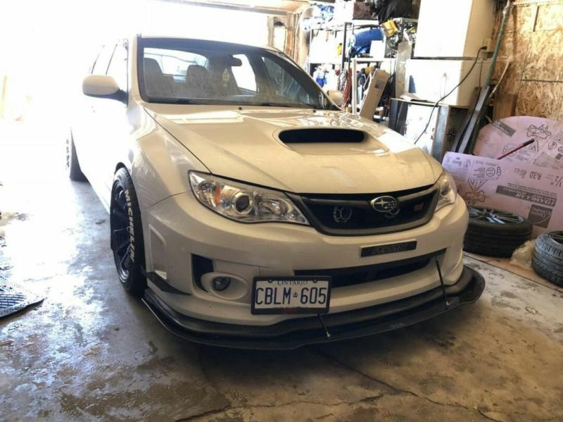 2011-2014 Subaru WRX Bayson R Lip 2PC Front Splitter