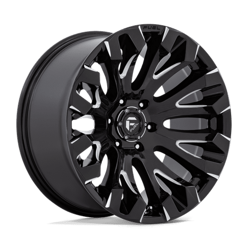 Fuel GLOSS BLACK MILLED D828 20x10 6x139.7 Wheels