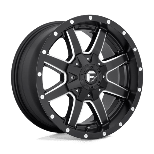 Fuel MATTE BLACK MILLED D538 17x6.5 8x200 Wheels