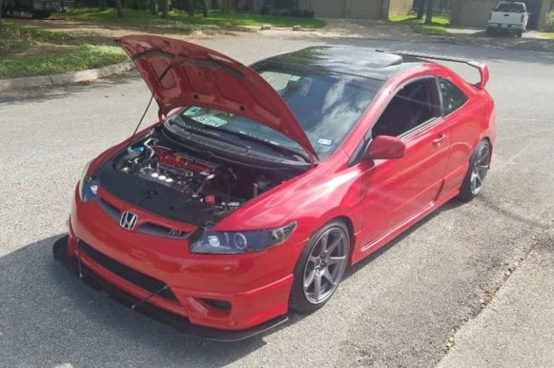 2006-2008 Honda Civic Coupe HFP Lip 2PC Front Splitter