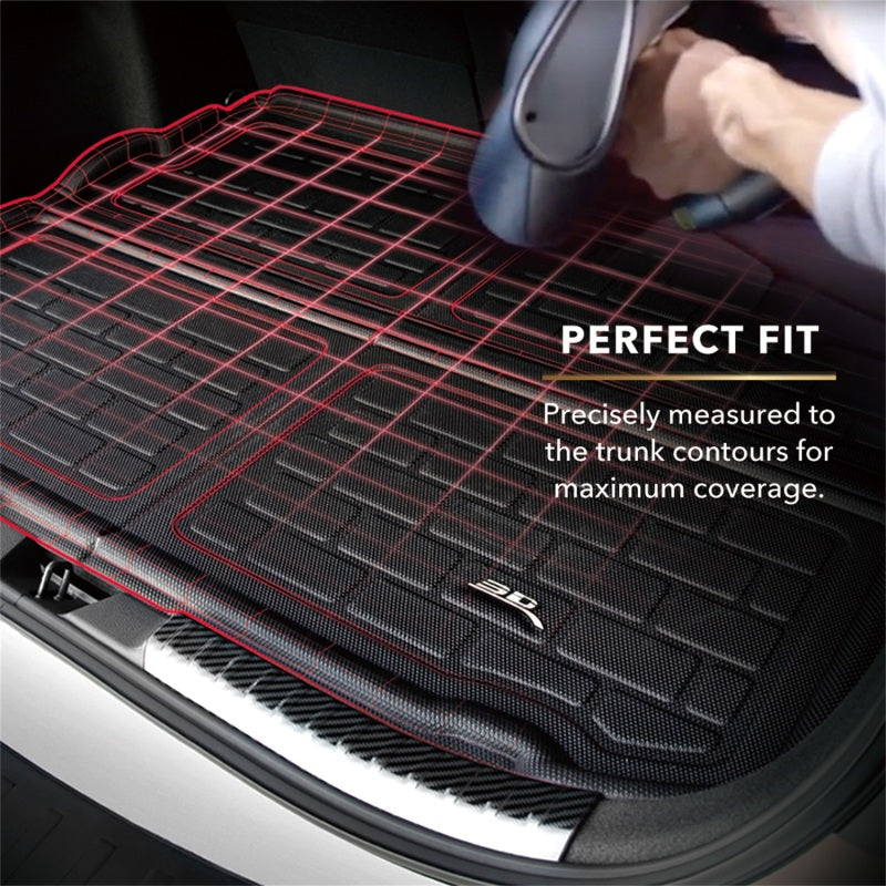 3D MAXpider 21-22 Ford Bronco Kagu Black Cargo Liner