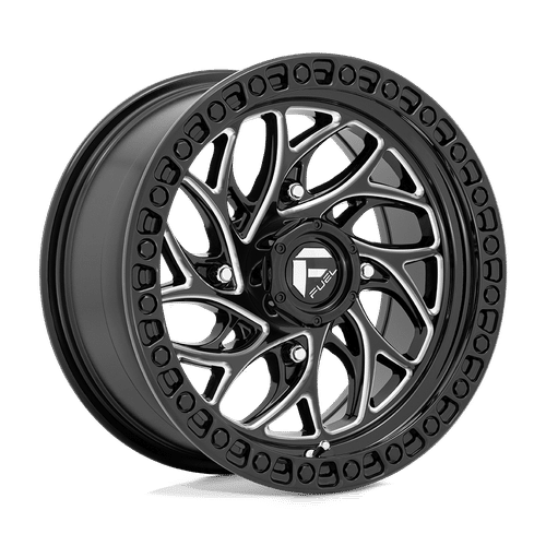 Fuel GLOSS BLACK MILLED D741 24x7 4x137 Wheels