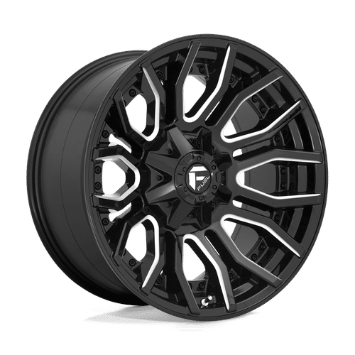 Fuel GLOSS BLACK MILLED D711 20x10 8x170 Wheels