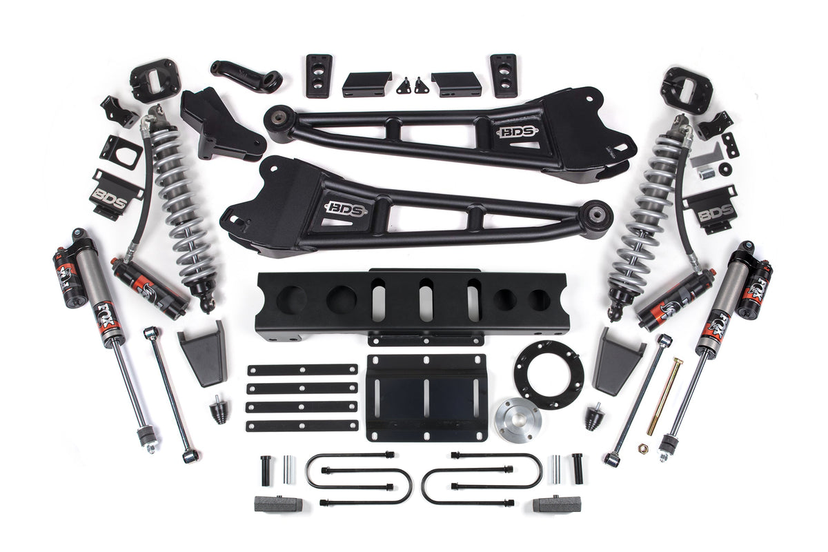 4 Inch Lift Kit w/ Radius Arm | FOX 2.5 Coil-Over Conversion - Performance Elite | Ram 3500 (13-18) 4WD | Diesel