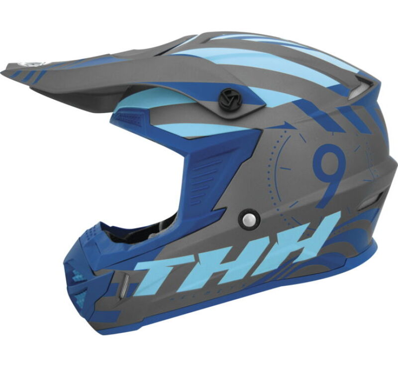 THH Helmets T730X Twister Gray/Blue - 2XL
