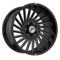 XF OFFROAD Gloss Black Milled XF-239 22x12 6x135/6x139.7 Wheels